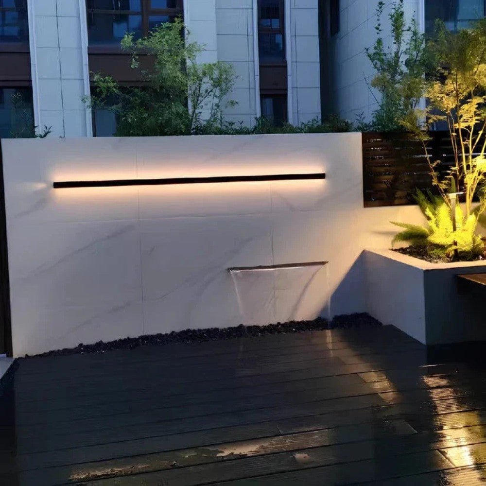 Slim LED Backlit Wall Light