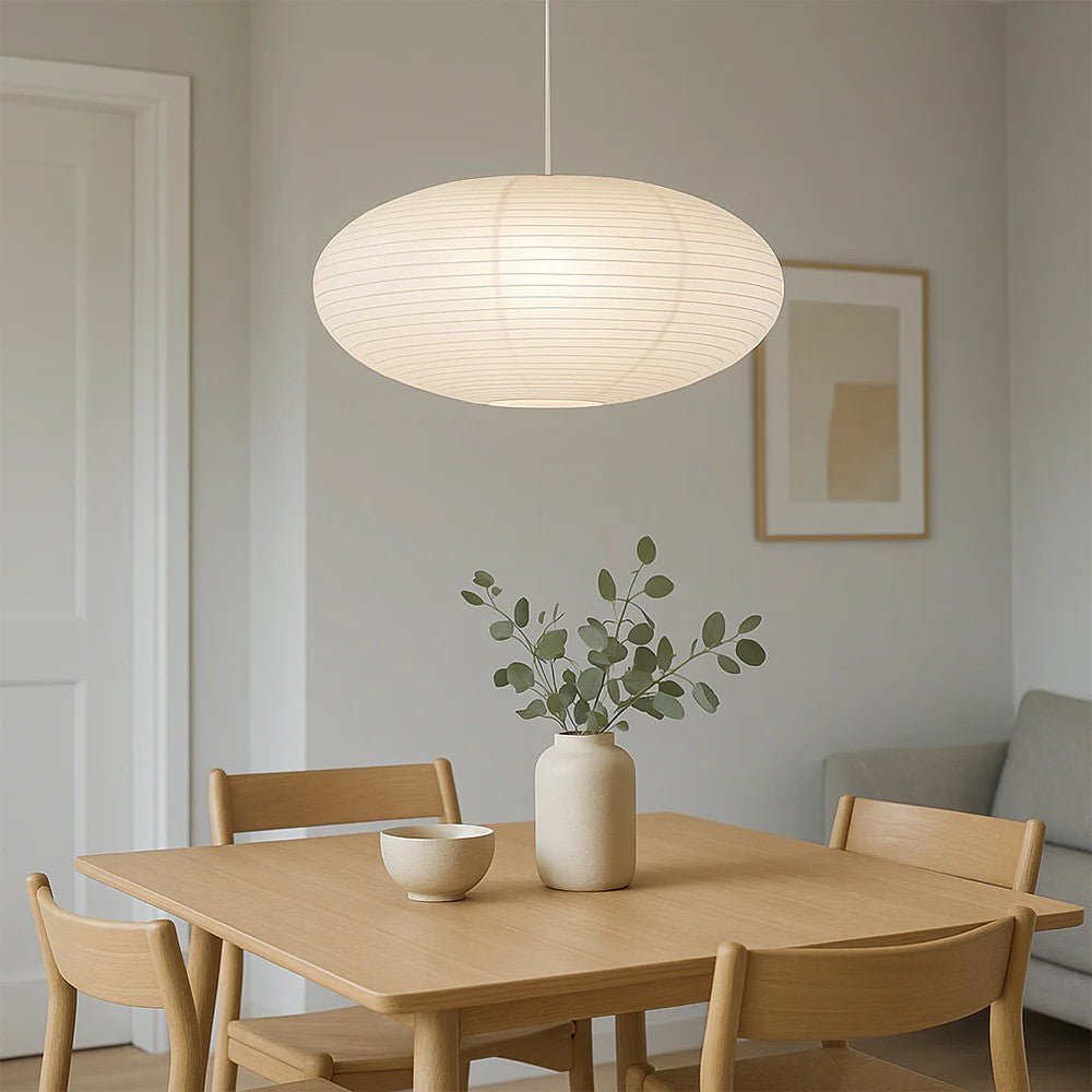 Soft Glow Paper Pendant Light