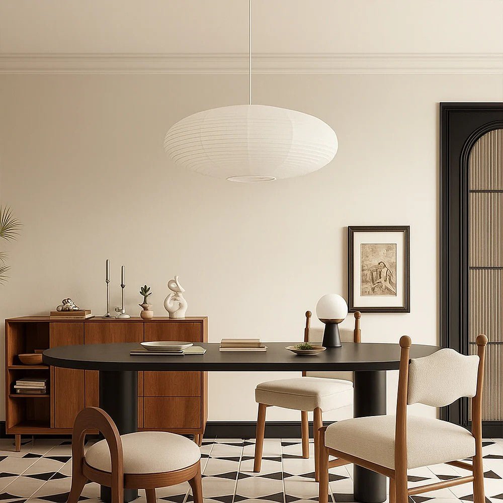 Soft Glow Paper Pendant Light