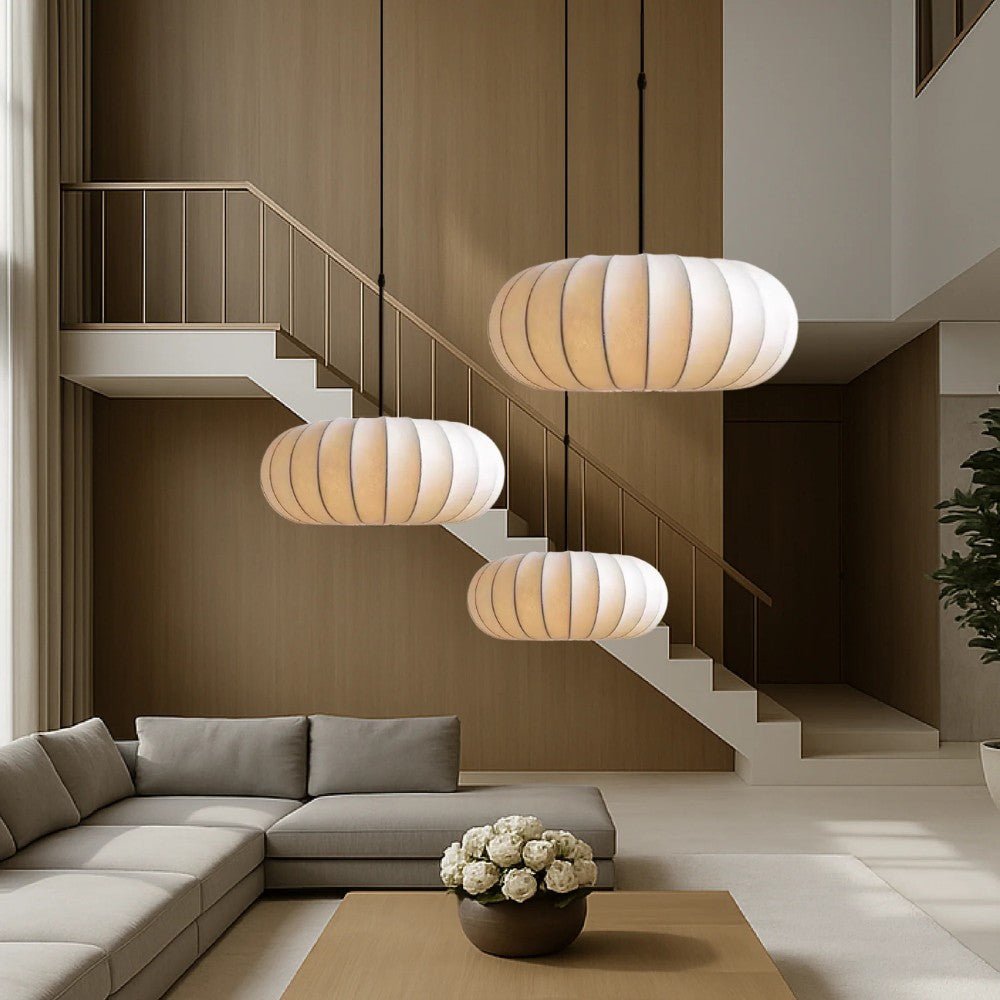 Soft Silk Glow Pendant Light