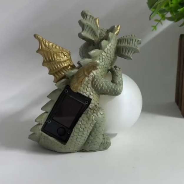 Solar-Powered Dinosaur Garden Light