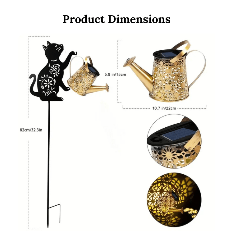 Solar Watering Pot Garden Light