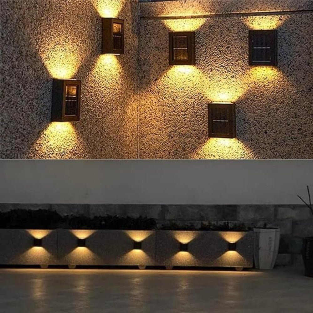 SolarGlow Outdoor LED Wall Light
