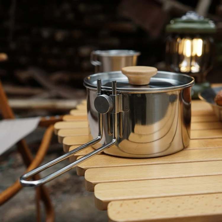 Stainless Steel Multi-Purpose Camping Kettle