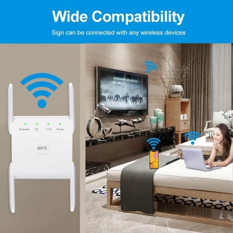 Super-Range 5G/2.4G WiFi Booster