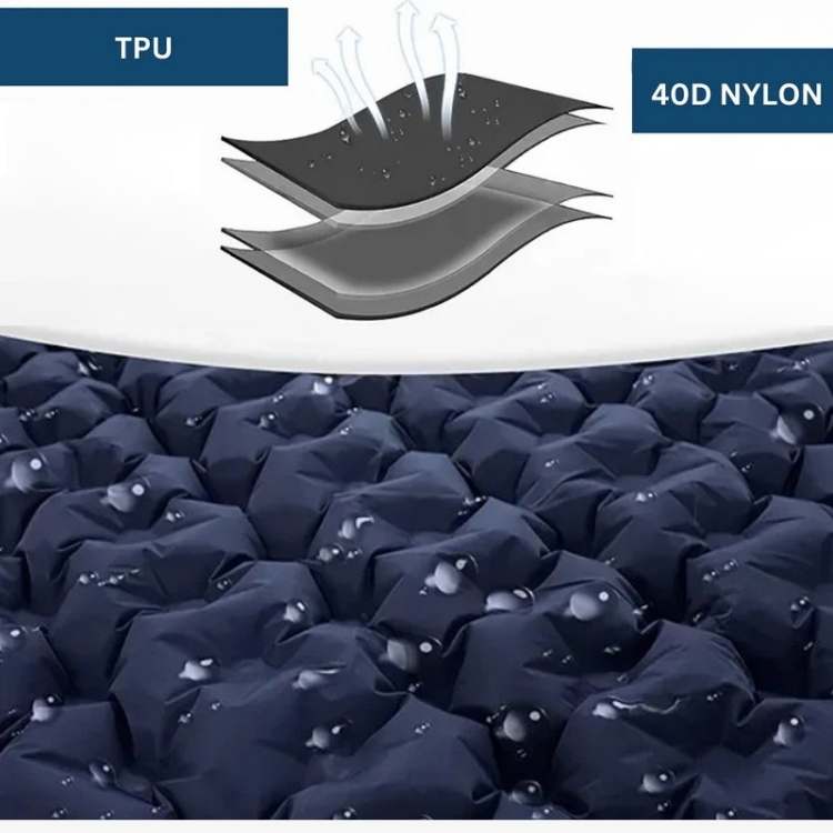 TrailMate Double Air Mattress – Fast Inflation, Lightweight & Rugged