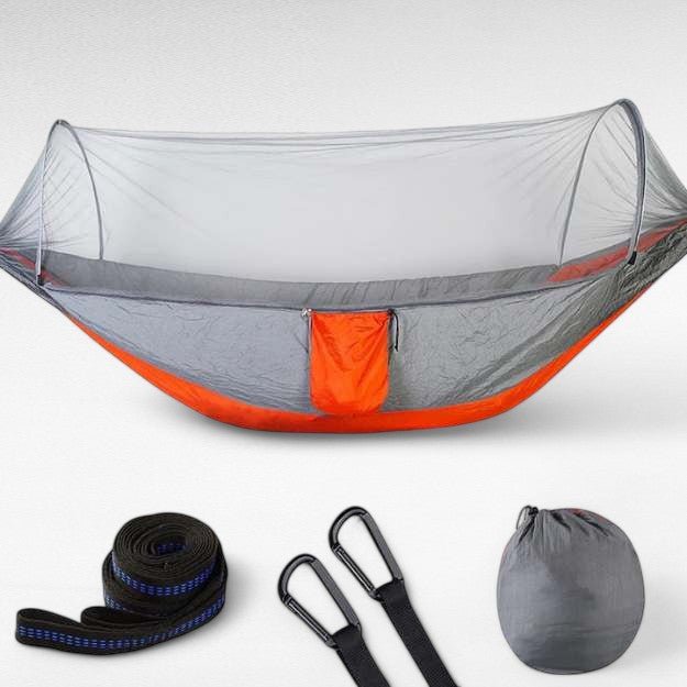 Outdoor Hammock with Bug Net – Ultra-Light Nylon & Quick Setup