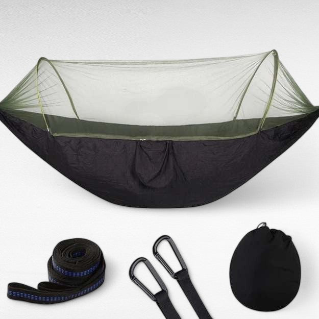 Outdoor Hammock with Bug Net – Ultra-Light Nylon & Quick Setup