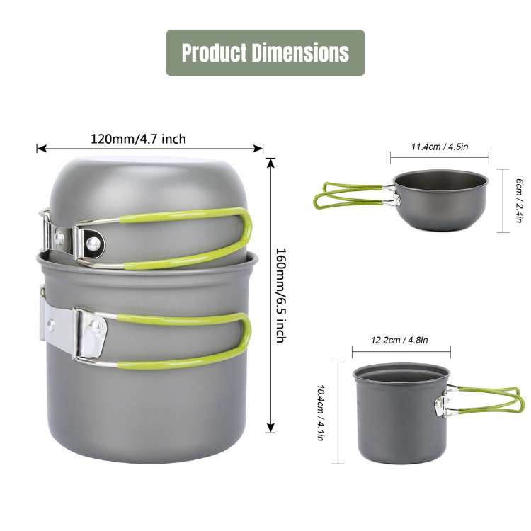 Ultralight Camping Cooking Set