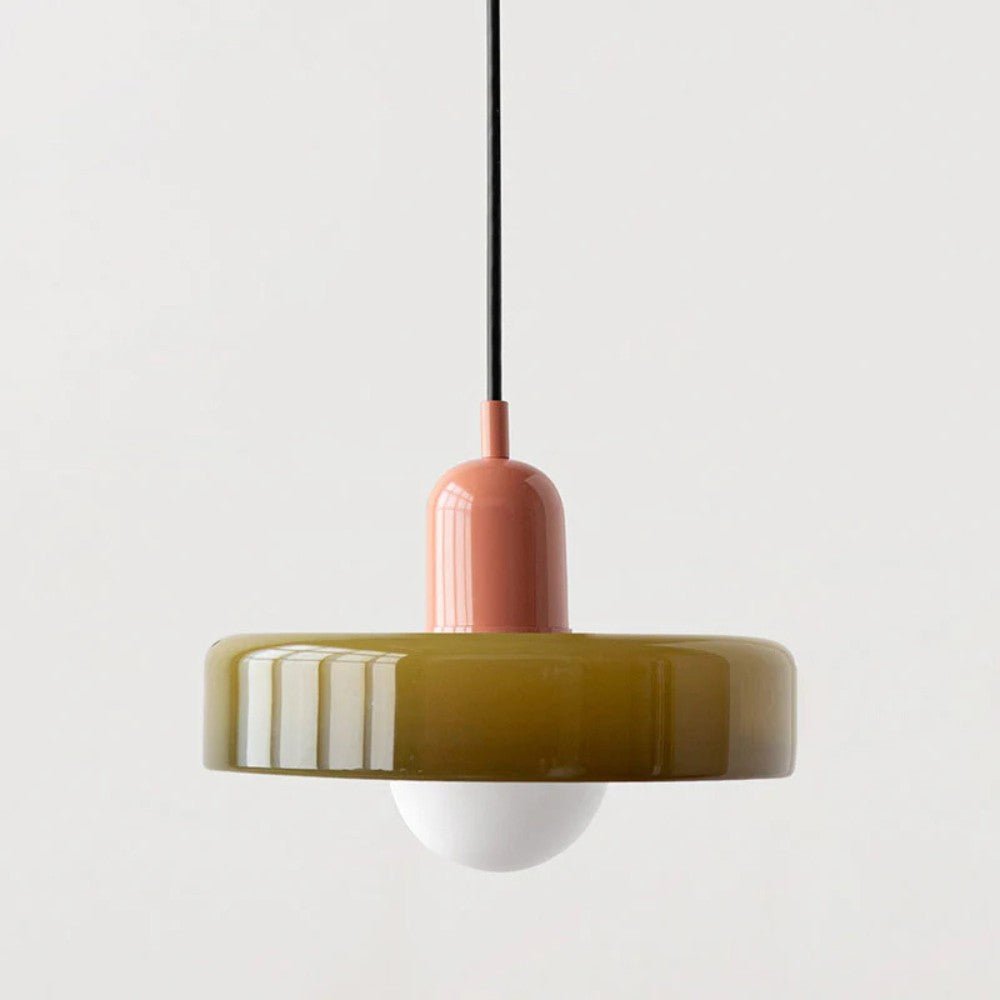Vibrant Glass Pendant Light Design