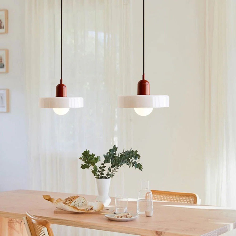 Vibrant Glass Pendant Light Design