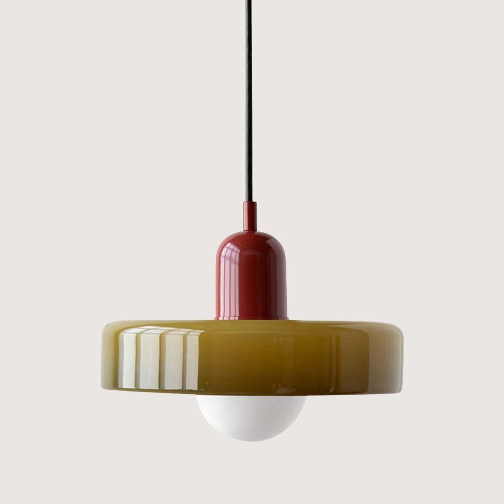 Vibrant Glass Pendant Light Design