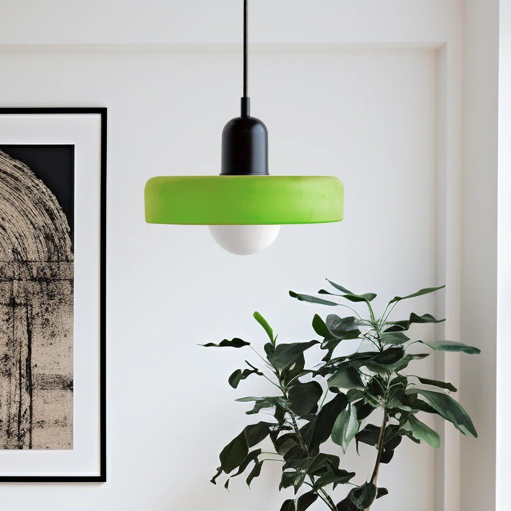 Vibrant Glass Pendant Light Design