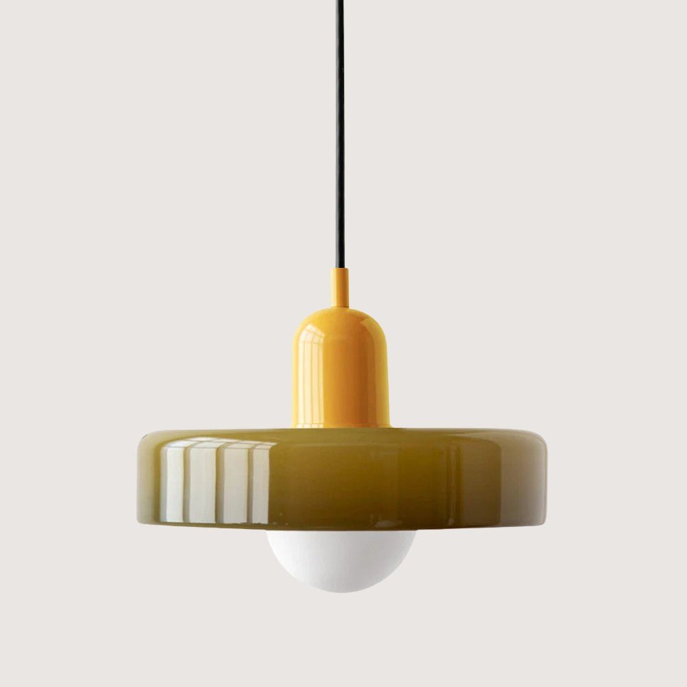 Vibrant Glass Pendant Light Design