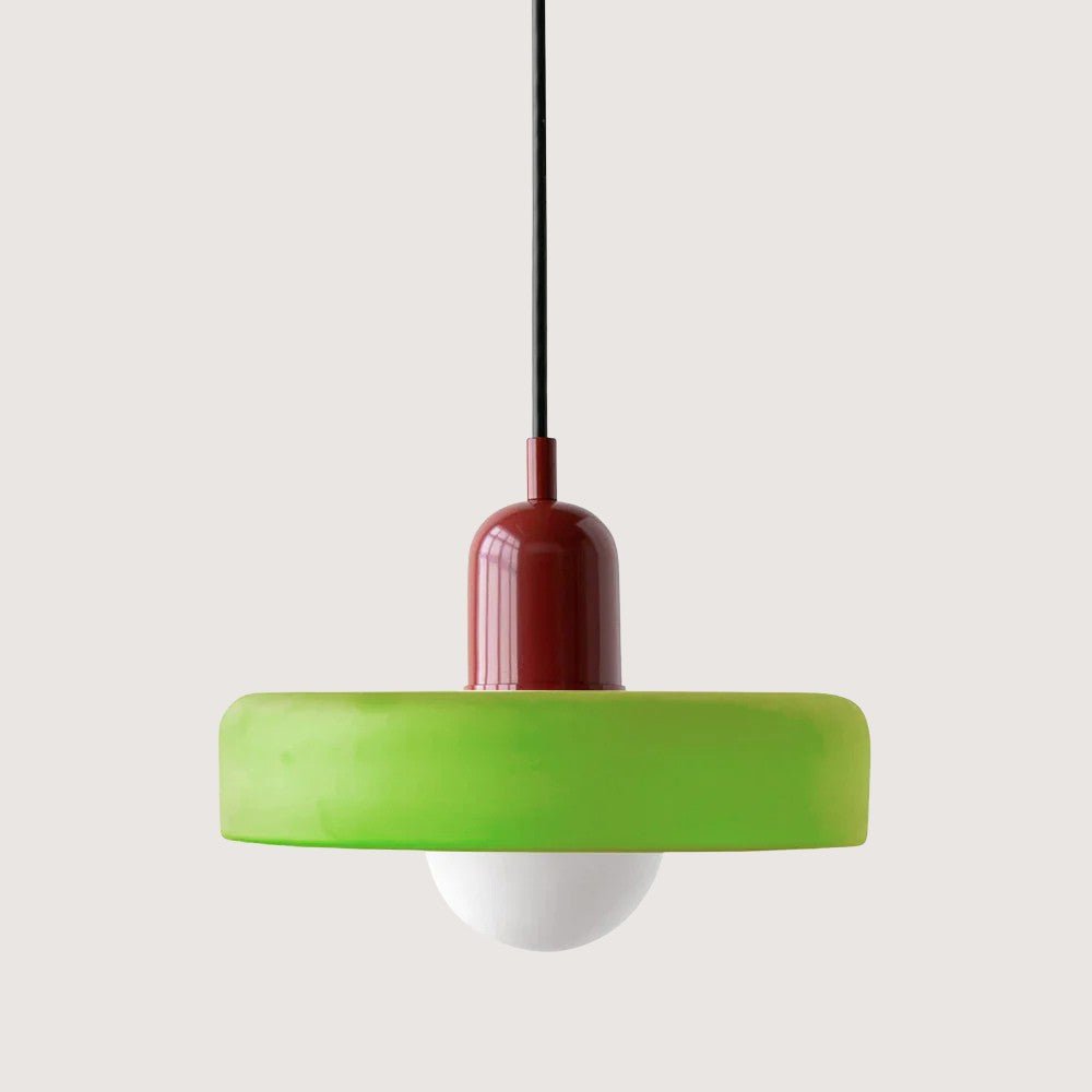 Vibrant Glass Pendant Light Design