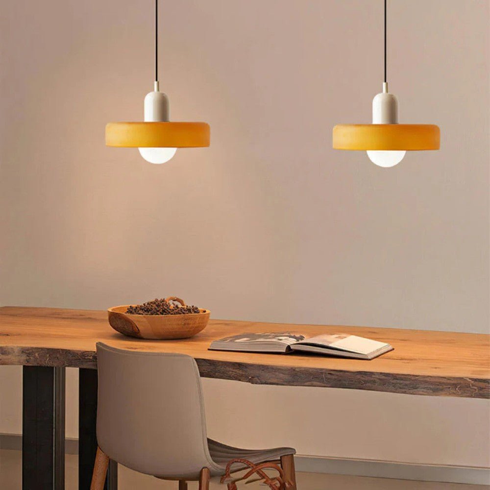 Vibrant Glass Pendant Light Design