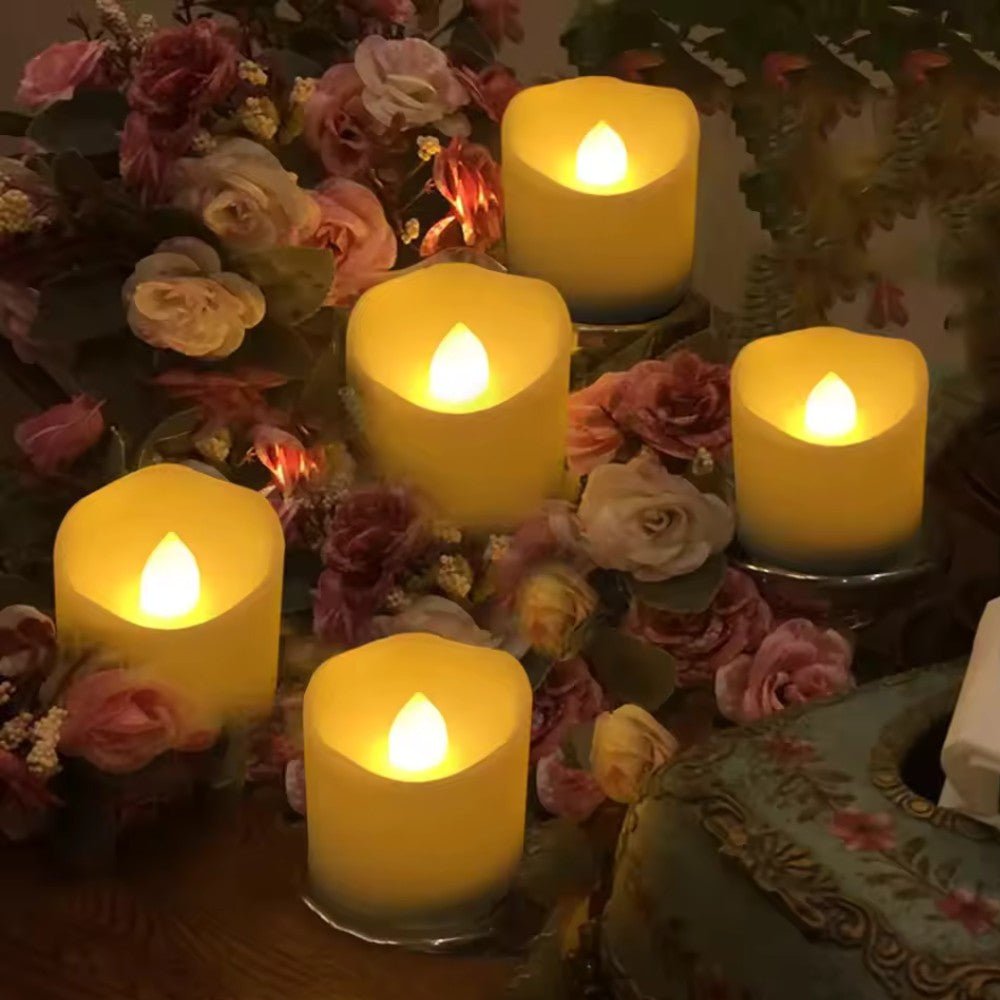 Warm Glow Flameless Tea Light Set