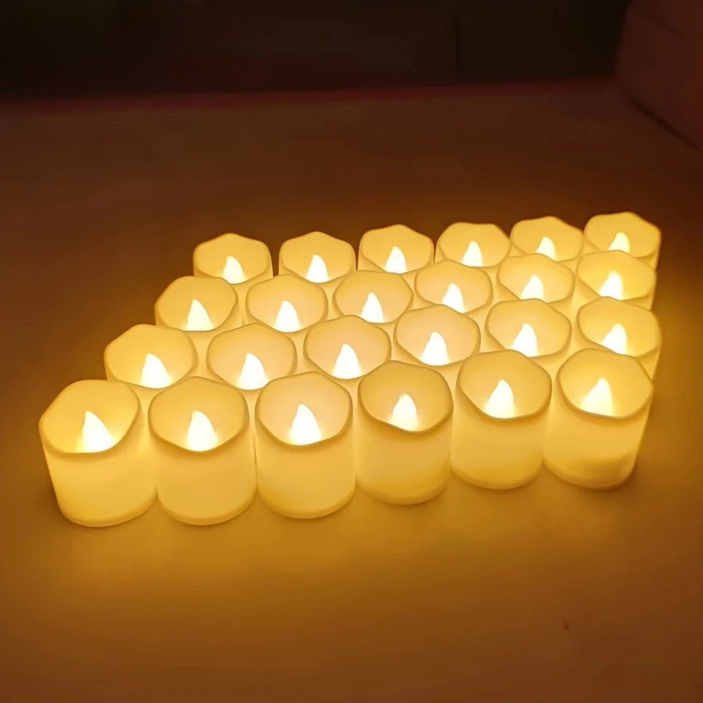 Warm Glow Flameless Tea Light Set